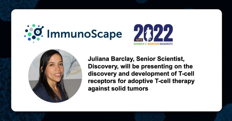 Meet our TCR discovery experts at SITC 2022
