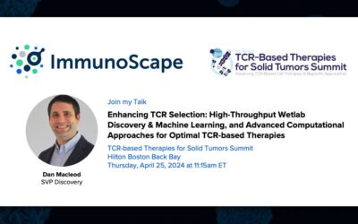 ImmunoScape at 5th Annual TCR-Based Therapies for Solid Tumors Summit